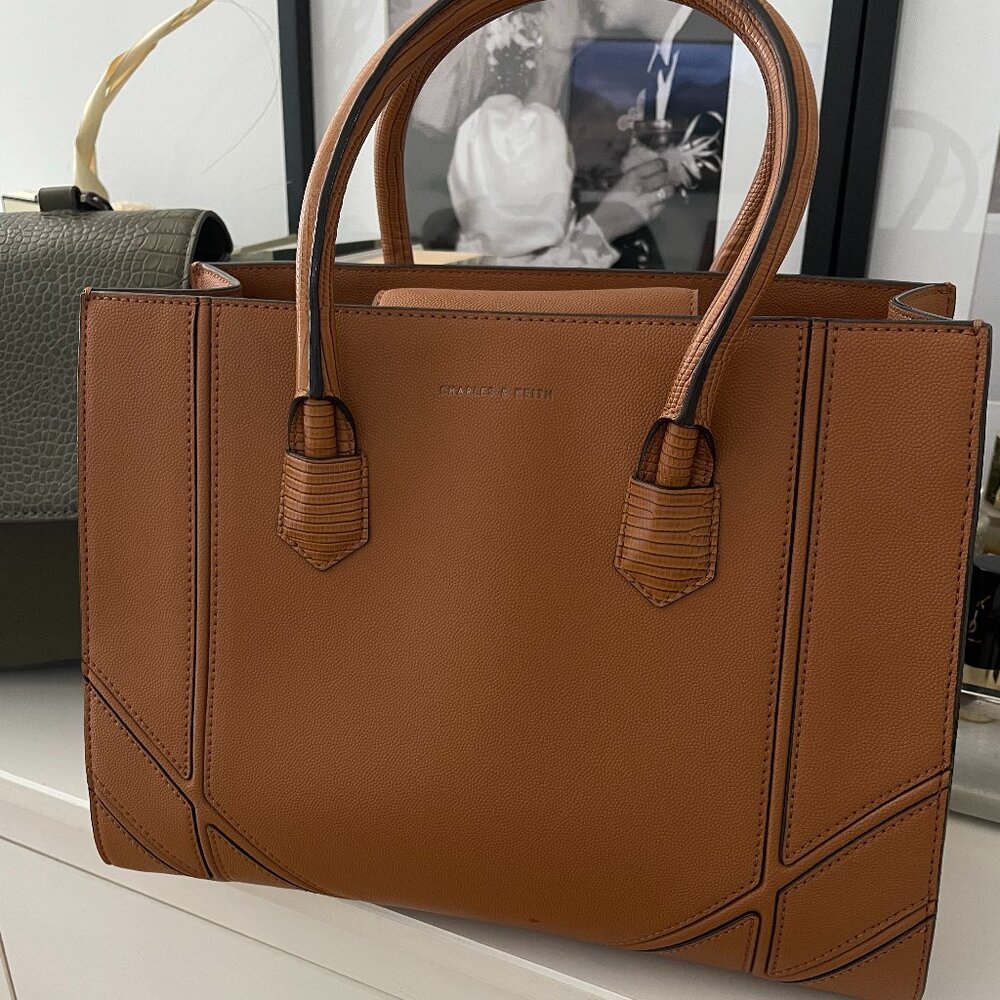 New Charles & Keith - Tan Medium Bag